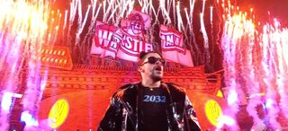 Bad Bunny at WrestleMania 37