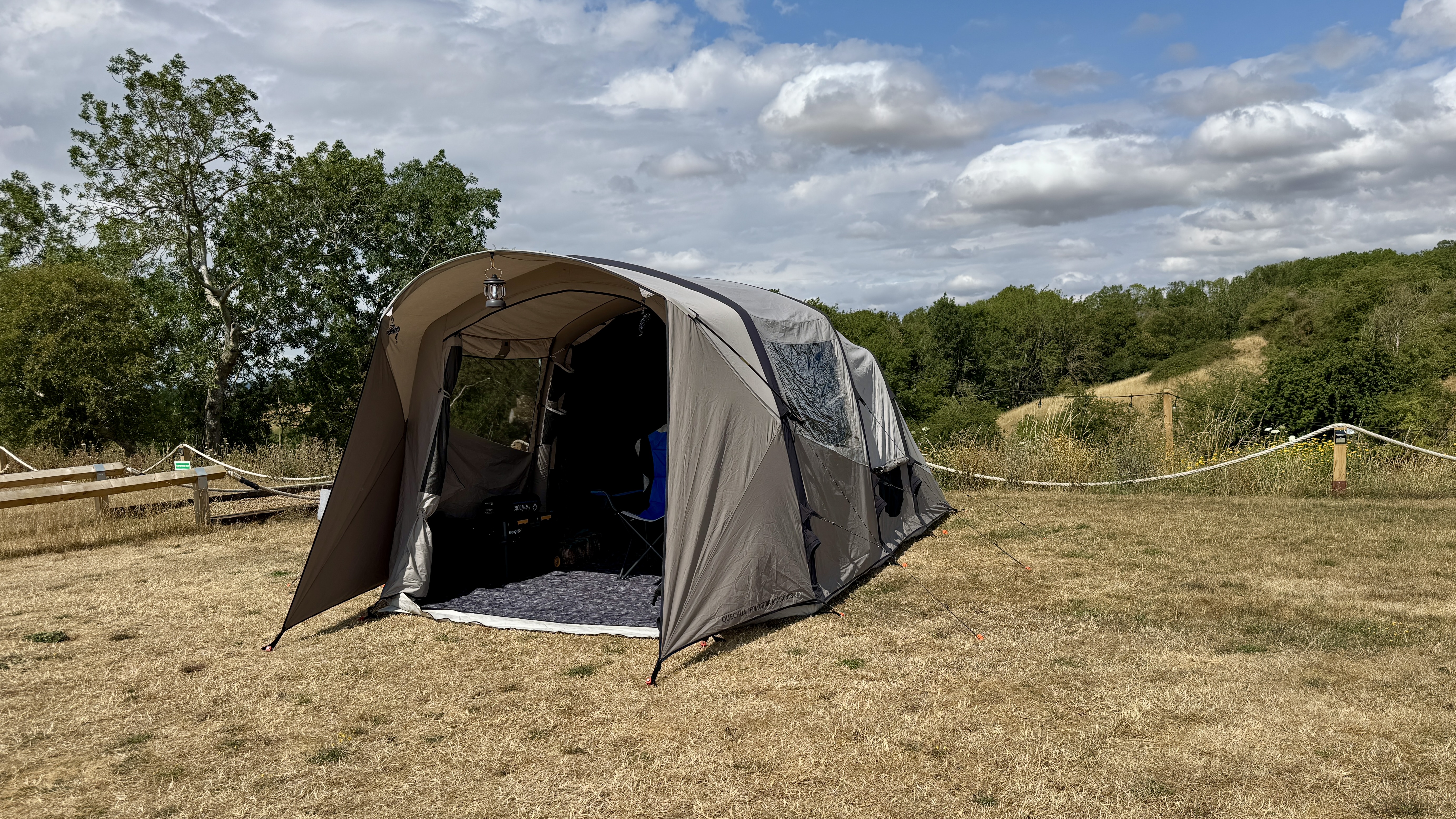 Quechua Air Seconds 4.2 Polycotton tent test and review