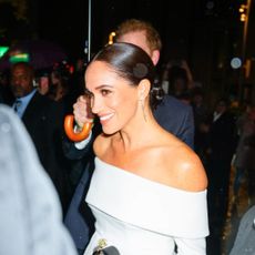 Meghan Markle arrives at the Ripple Awards in New York City, in 2022