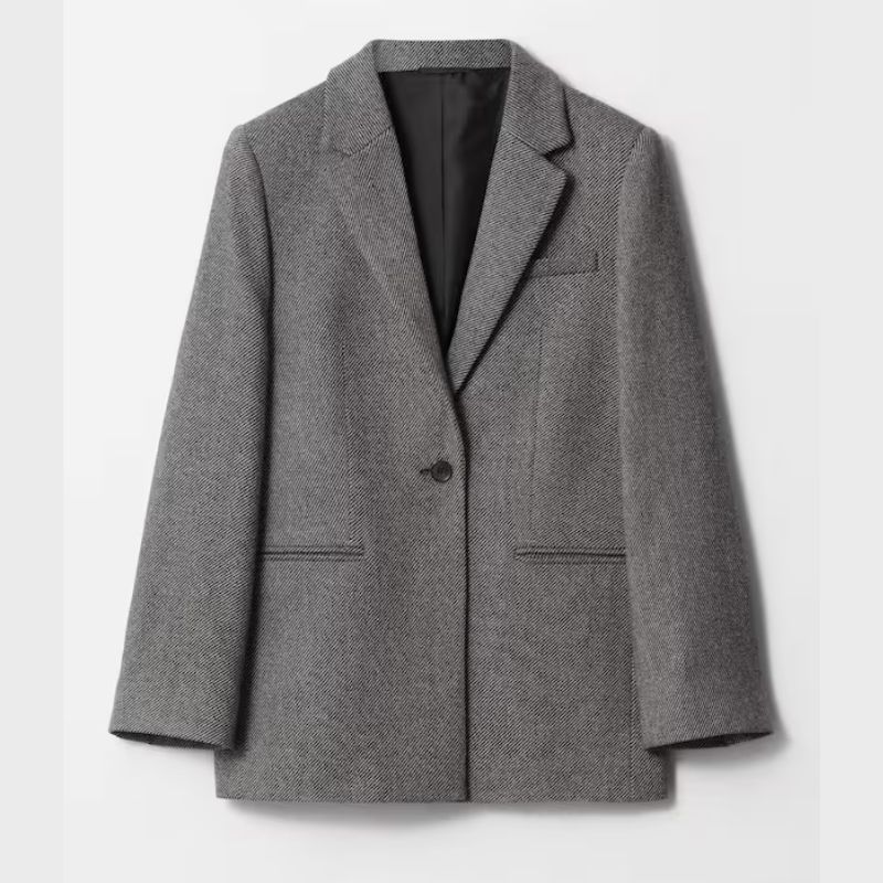grey blazer