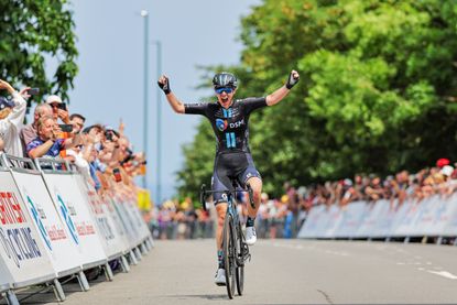 Pfeiffer Georgi, the winner of the British national road title 2023