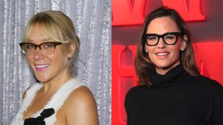 composite image of Chloe Sevigny and Jennifer Garner wearing heritage style eyeglasses