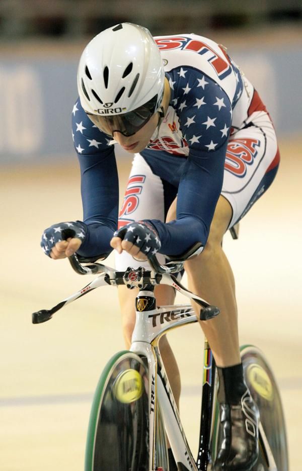 Taylor Phinney (USA) predictably won the 3,000m individual pursuit in the men's omnium