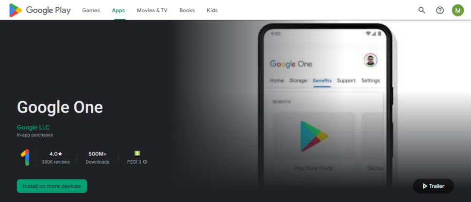 Google One - Apps on Google Play