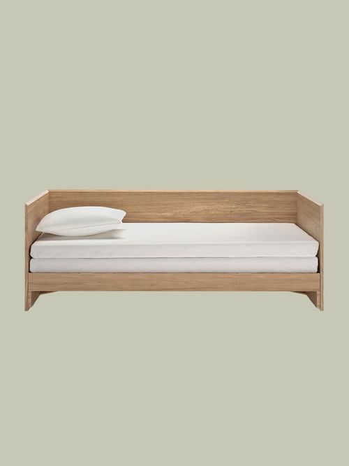 Working Oak Veneered Pull Out Bed
