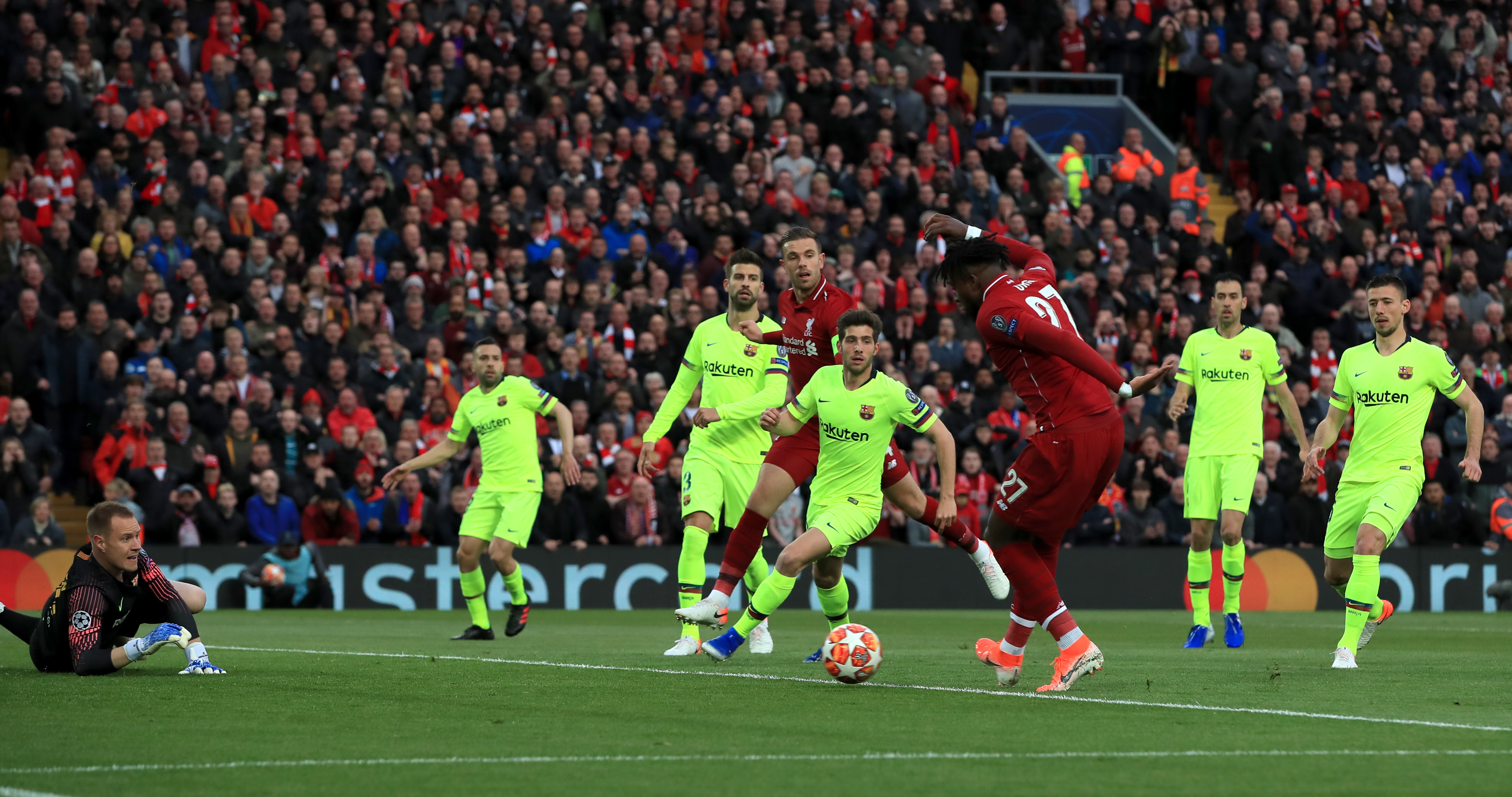 Liverpool v Barcelona – UEFA Champions League – Semi Final – Second Leg – Anfield