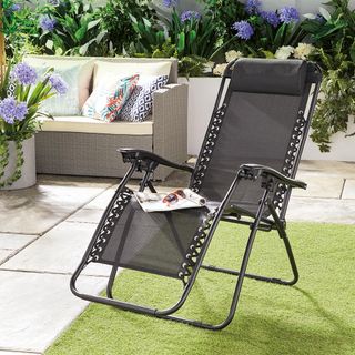 gardenline reclining deck chair
