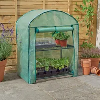mini greenhouse in green