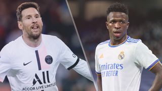Lionel Messi of PSG and Vinicius Jr of Real Madrid could both feature in the PSG vs Real Madrid live stream