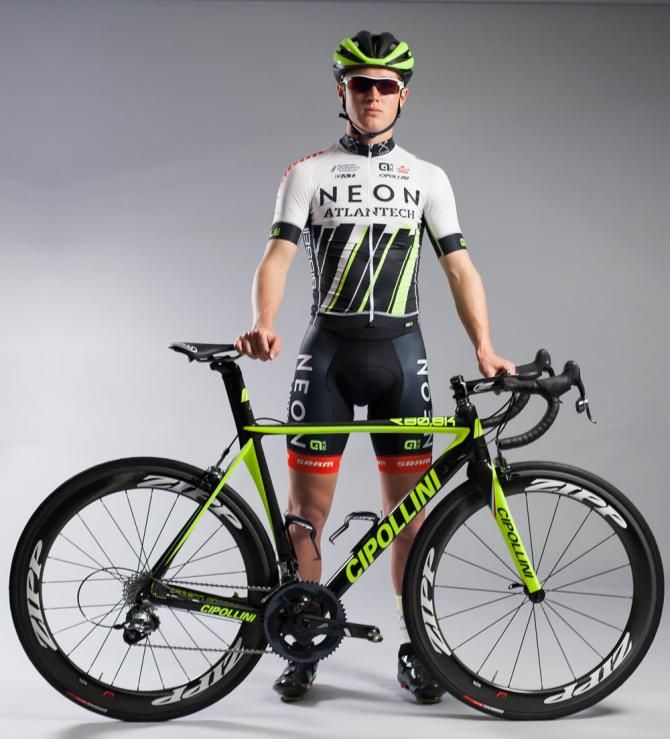 The 2015 Axeon Cycling Team kit and Cipollini bike.