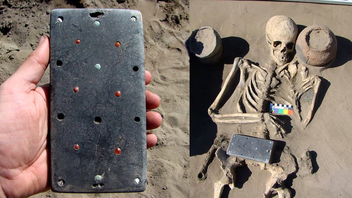 A 2,100-year-old &quot;iPhone&quot; accompanied a woman into the afterlife, in a necropolis in what is now Siberia.