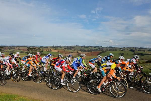 The pressure was on during the short road stage to Yinnar at the Tourn of Gippsland