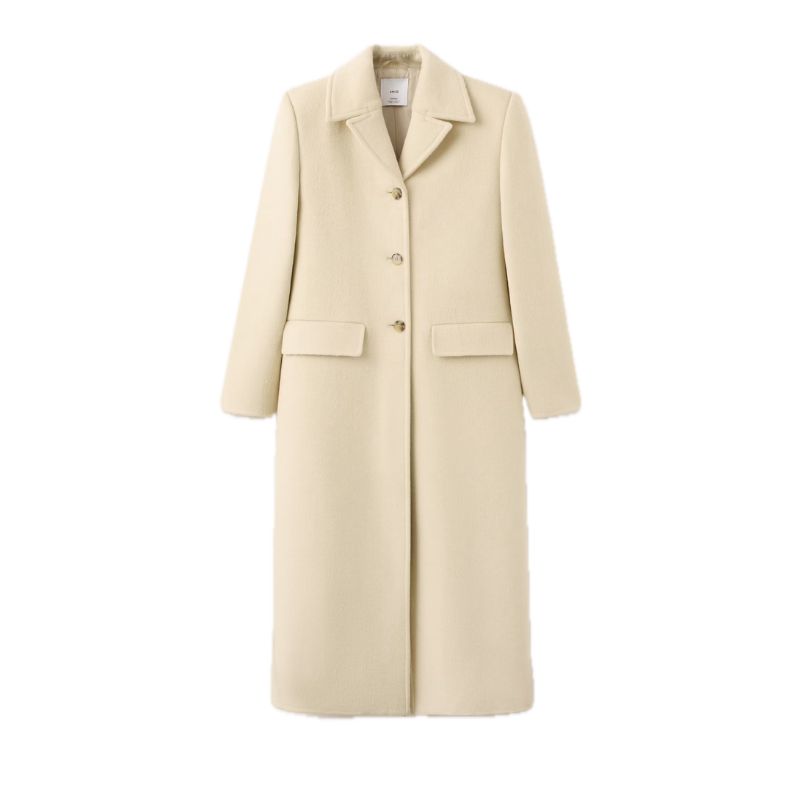 Mango , Buttoned Wool Coat