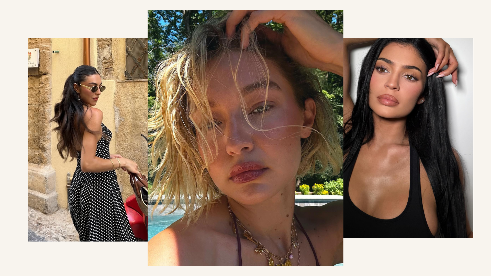 Mobina Peiman, Gigi Hadid and Kylie Jenner hair
