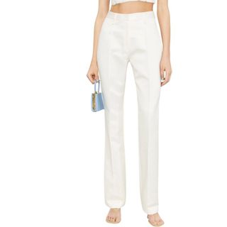 ROTATE BIRGER CHRISTENSEN recycled polyester high-waisted trousers