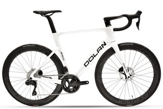 Image shows Dolan with new Shimano 105 Di2