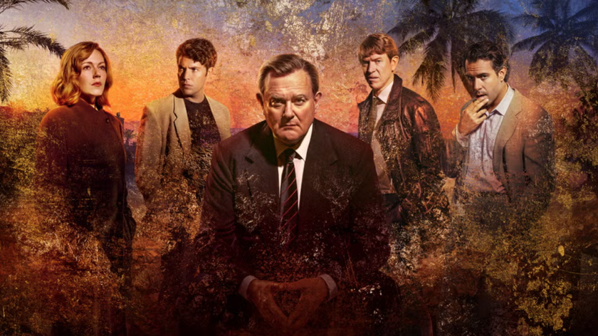 Hugh Bonneville (as Brian Boyce), centre, leads a star-studded cast in &quot;The Gold&quot; season 2