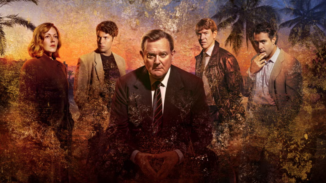 Hugh Bonneville (as Brian Boyce), centre, leads a star-studded cast in "The Gold" season 2