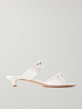 Knot Satin Sandals