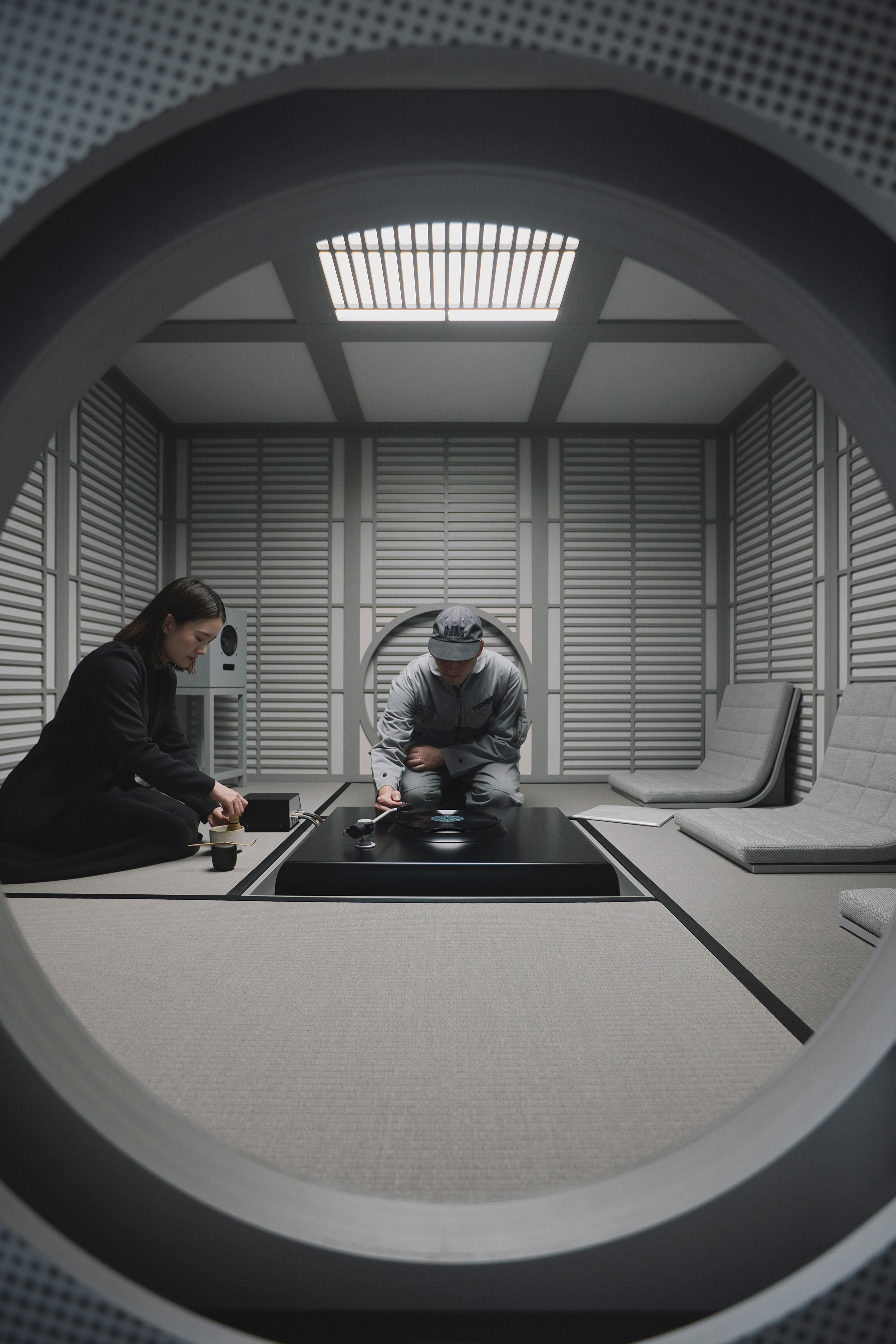 Karimoku sound ceremony furniture by Devon Turnbull