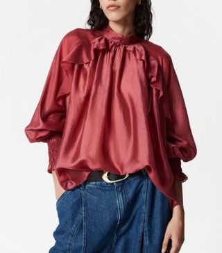 Image of red blouse