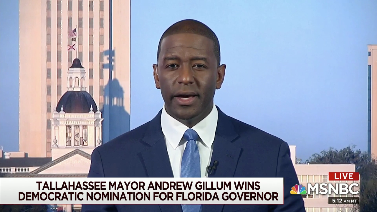 Andrew Gillum on Morning Joe. 