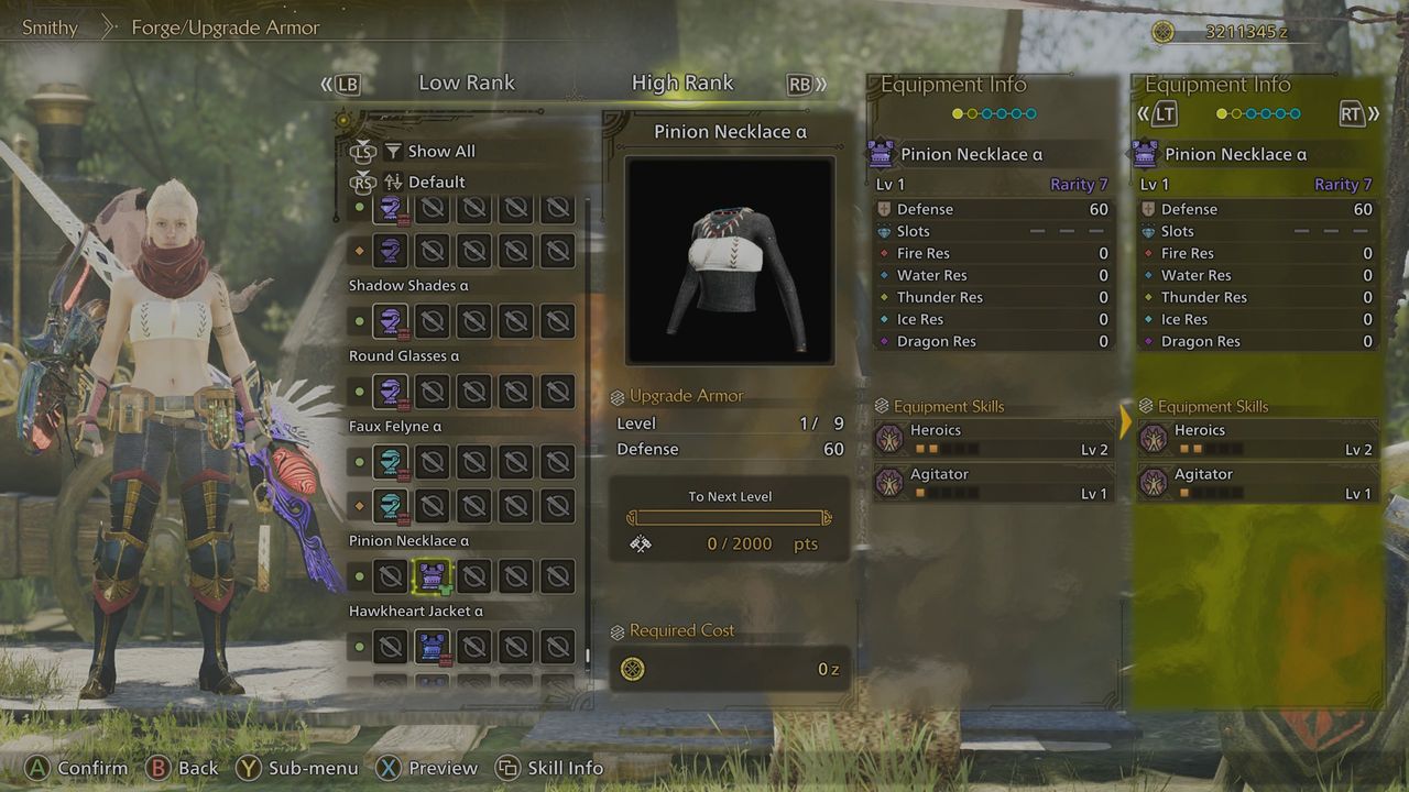 Monster Hunter Wilds Flamefete - Pinion Necklace