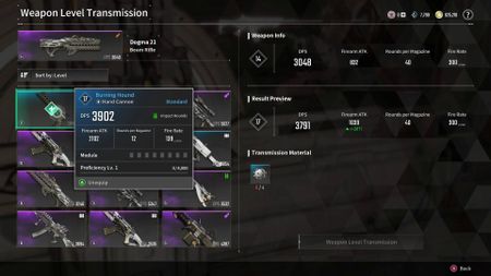 The First Descendant weapon level 