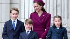 Kate Middleton with Prince George, Prince Louis and Princess Charlotte