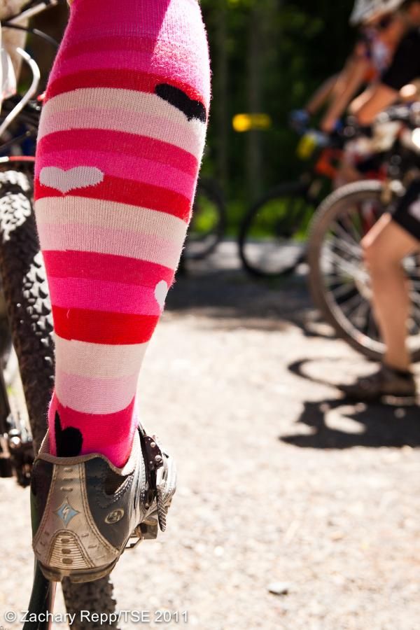 Tall socks can come in handy in the wilds of Pennsylvania