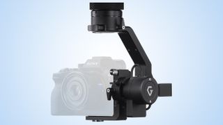 The Sony Gremsy PX1 gimbal with partially visible Sony Alpha series camera