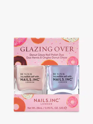 Nails Inc Glazing Over Donut Glaze Nail Polish Duo