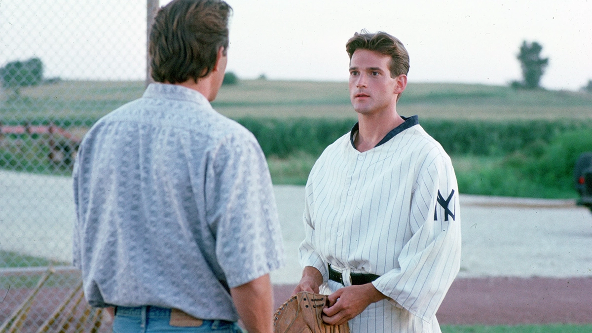 A catch with dad in Field of Dreams