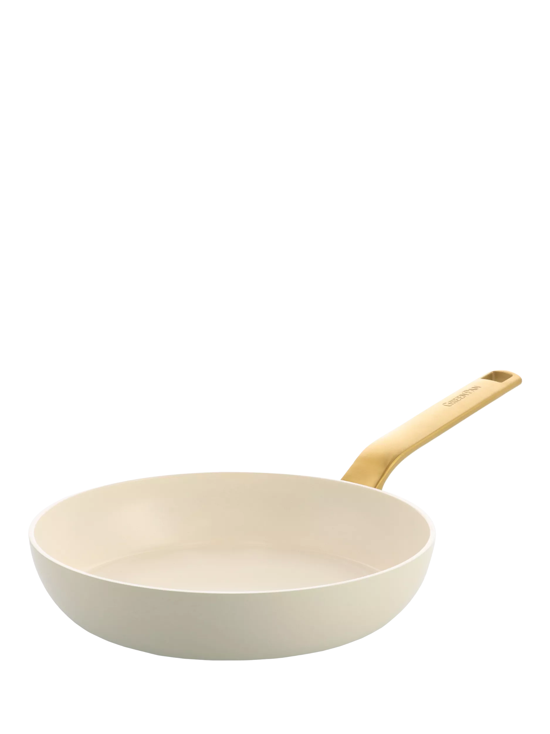 Greenpan Evolution Aluminium Ceramic Non-Stick Frying Pan, Cream