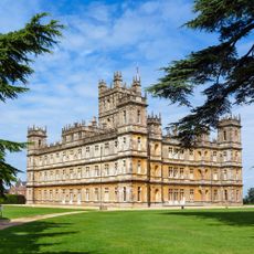 The gardens of Highclere Castle (the location for Downton Abbey) are picured at the castle in Highclere, southern England, on May 12, 2016. 