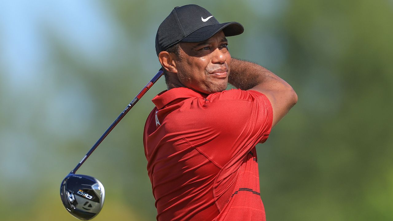 Tiger Woods at the Hero World Challenge