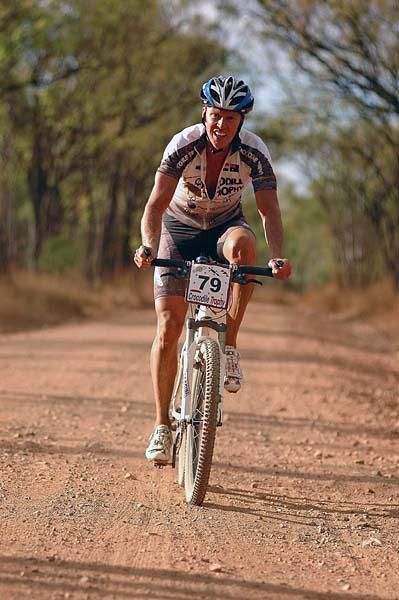 Paul van Hattem concentrates on reaching Irvinebank.