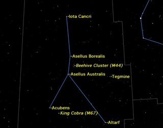 Cancer March 2012 Sky Map