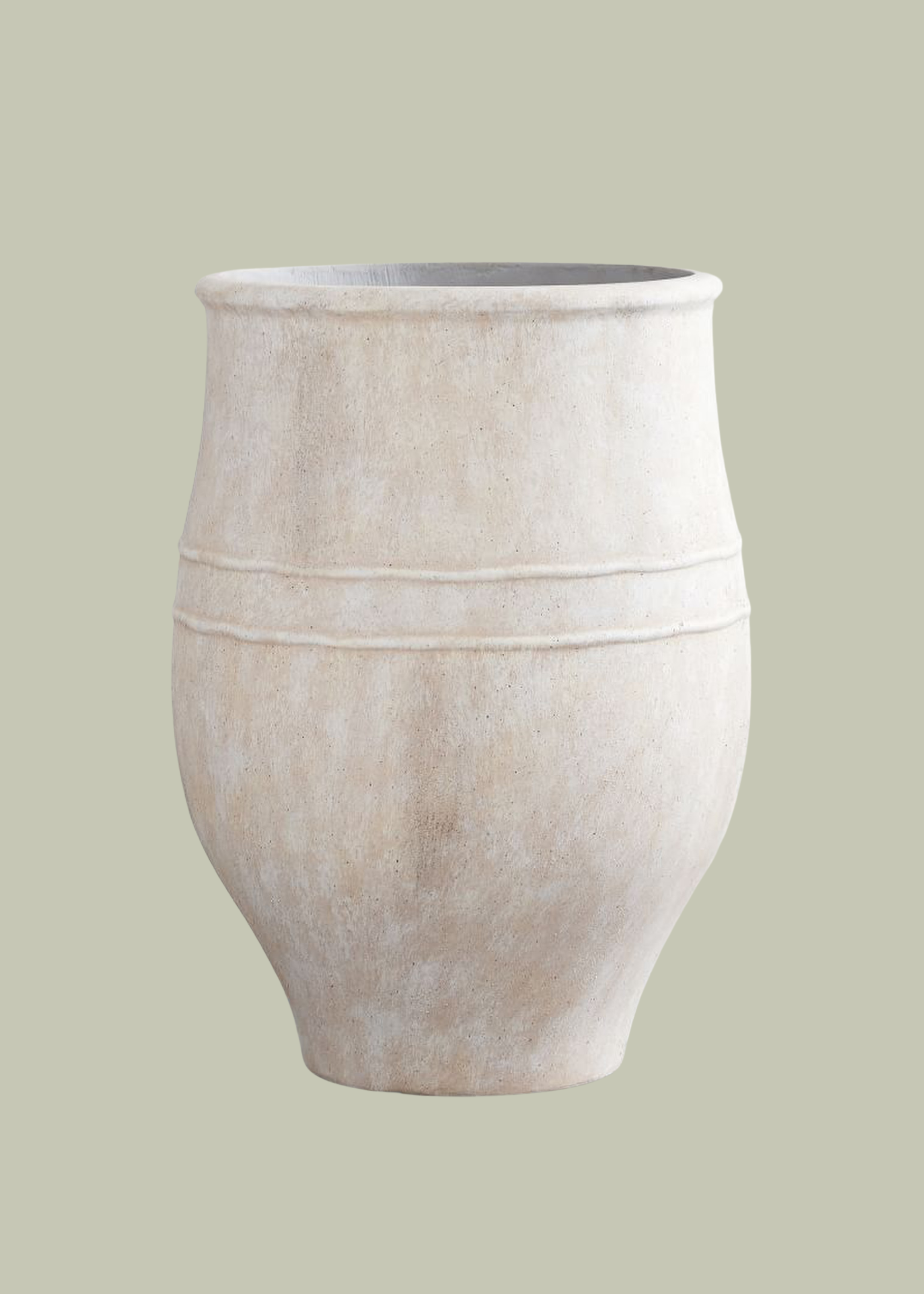 Pottery Barn , Sienna Cement Outdoor Planters