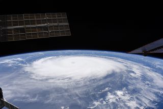 NASA astronaut Megan McArthur shared a view of Hurricane Sam as seen from the space station on Sept. 29, 2021.