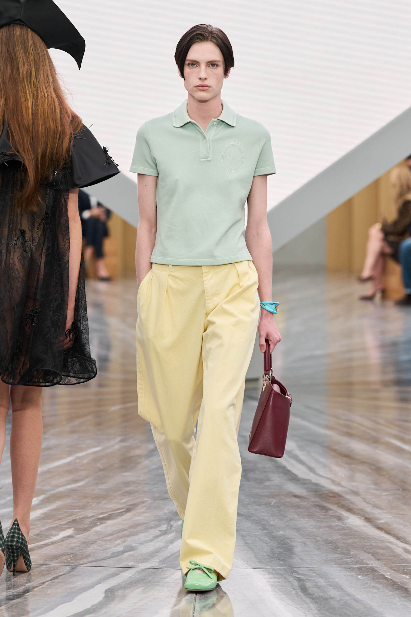 Dior Spring 2026 pistachio green color trend