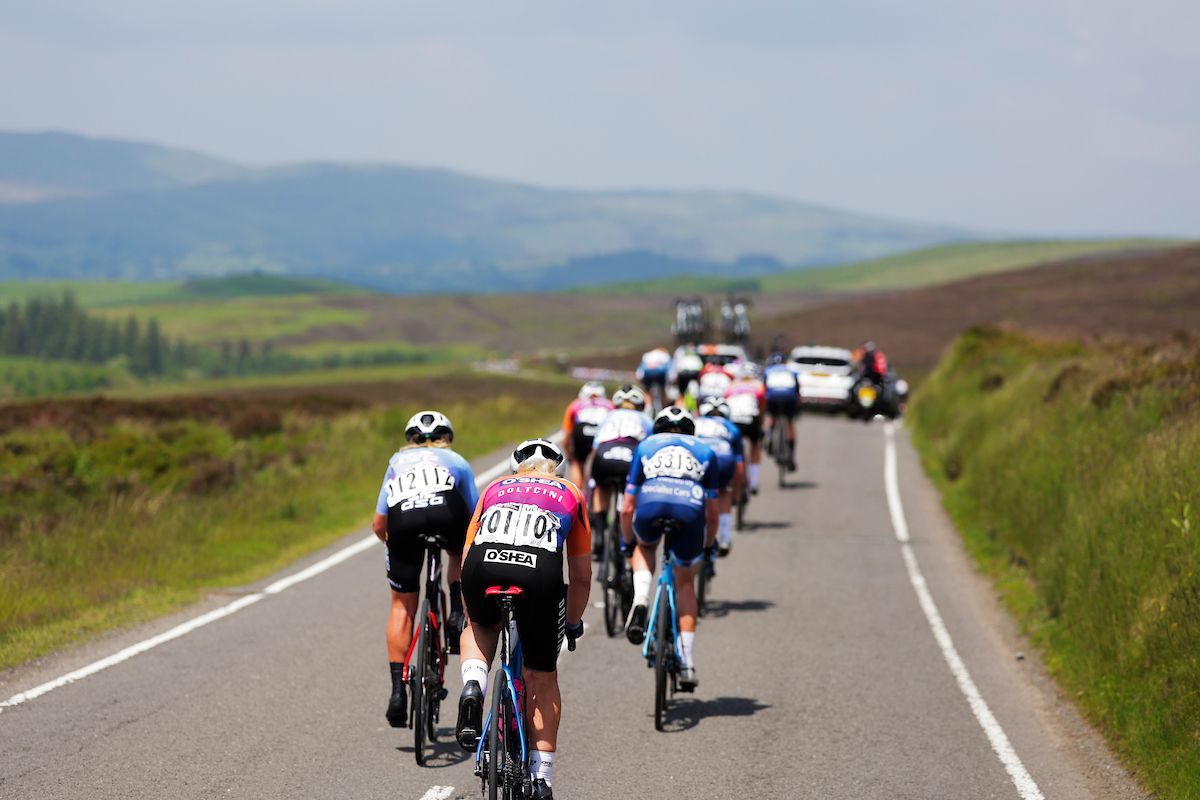 Picture by Alex Whitehead/SWpix.com - 06/06/2024 - Cycling - UCI Women's World Tour - Lloyds Bank Tour of Britain Women - Stage 1: Welshpool to Llandudno, Wales - Hayley Simmonds of Doltcini O&acirc;Shea