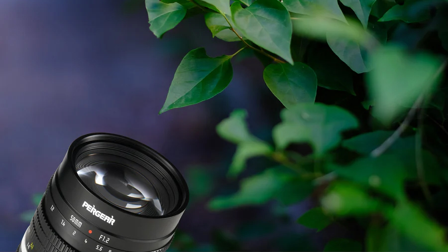 The Pergear 50mm f/1.2 lens