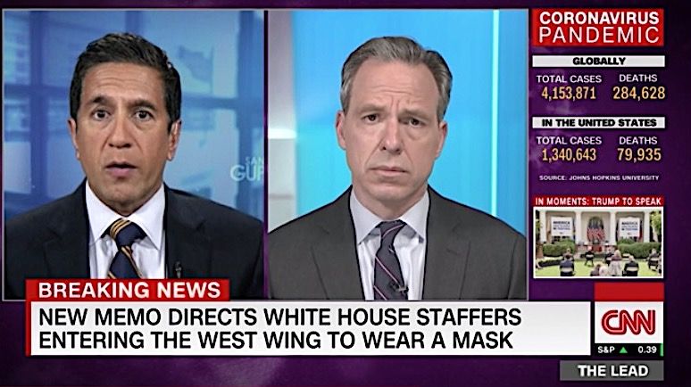 Sanjay Gupta and Jake Tapper