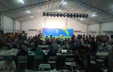Rio 2016 communications director Mario Andrada holds a security press conference in Deodoro