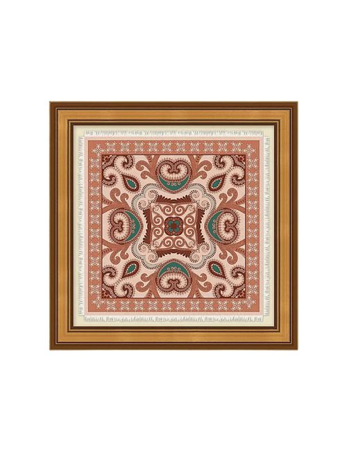 Patterned Scarf Mauve Wall Art