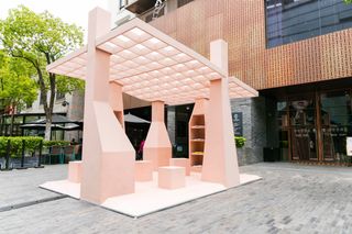Pop-up social house designed by Aberrant Architecture