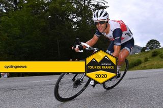 Trek-Segafredo’s Richie Porte descends during stage 5 of the 2020 Critérium du Dauphiné