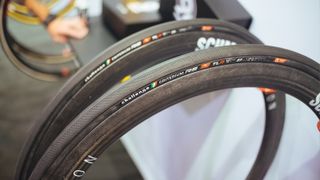 A black sidewall Challenge Criterium RS tyre