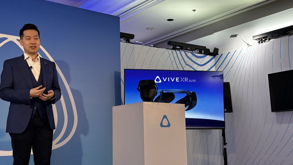 The HTC Vive XR Elite Virtual Reality System